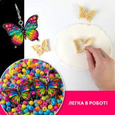 Творчий набір для виготовлення прикрас "Метелик" PG-003A з полімерної глини Alexes