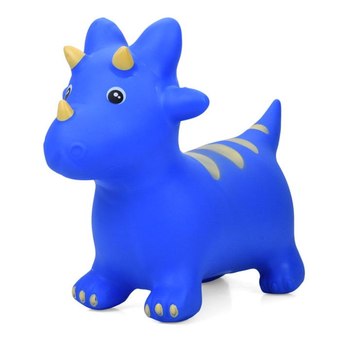 Дитяча іграшка-стрибун "Динозавр" MS 4846(Blue) гума, до 20 кг Bambi