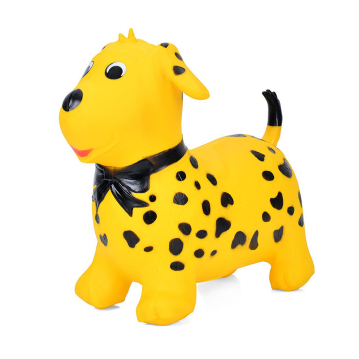 Дитяча іграшка-стрибун "Цуценя" MS 4160(Yellow) гума, до 20 кг Bambi
