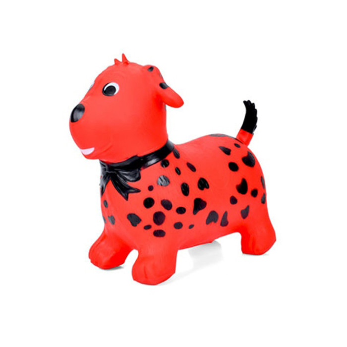 Дитяча іграшка-стрибун "Цуценя" MS 4160(Red) гума, до 20 кг Bambi