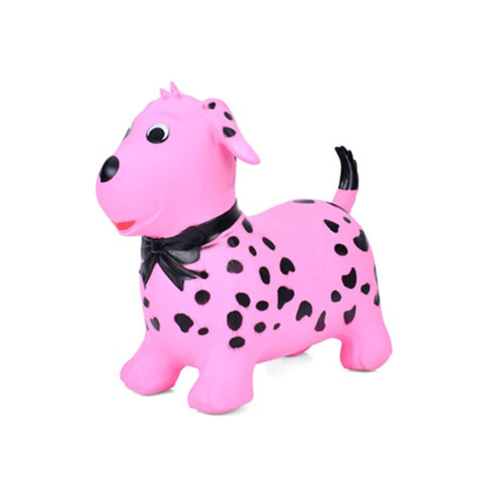 Дитяча іграшка-стрибун "Цуценя" MS 4160(Pink) гума, до 20 кг Bambi
