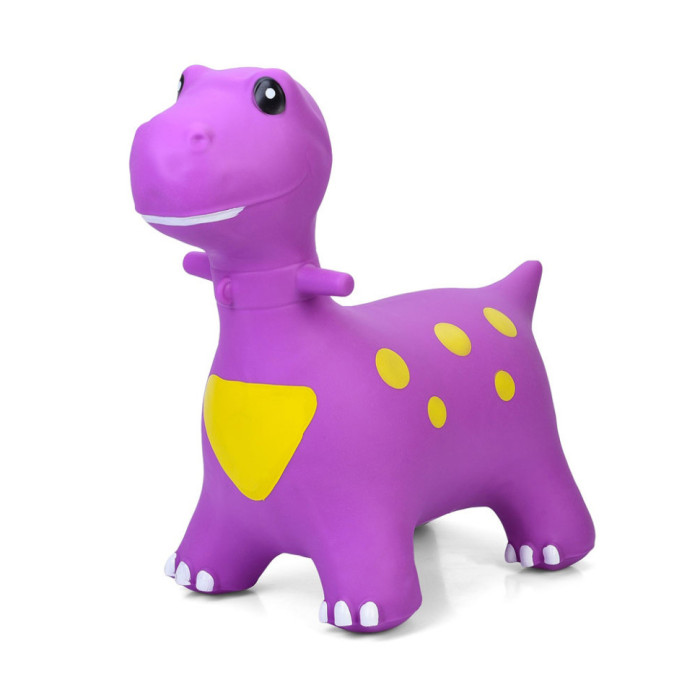 Дитяча іграшка-стрибун "Динозавр" MS 4152-1(Violet) гума, до 20 кг Bambi