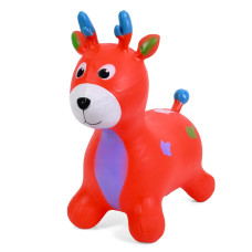 Дитяча іграшка-стрибун "Оленятко" MS 3259(Red) гума, до 20 кг Bambi