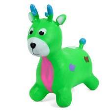 Дитяча іграшка-стрибун "Оленятко" MS 3259(Green) гума, до 20 кг Bambi