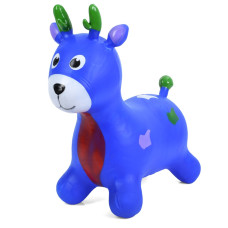 Дитяча іграшка-стрибун "Оленятко" MS 3259(Blue) гума, до 20 кг Bambi