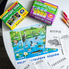 Набір тематичних карток "Екосистеми" 13169003 для дітей 4-6 років Ranok Creative