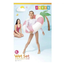 Дитяче надувне коло Coastal Cabana Tube 59271(Pink) 91 см Intex