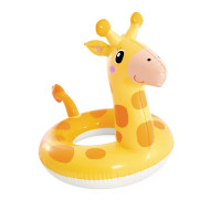 Дитяче надувне коло Big Animal Rings Жираф 59221(Yellow) розмір 81х58 см Intex