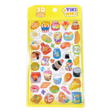 Набір 3D-наліпок "Тікі смаколики" Tiki Wiki 51368 серії Crystal Tiki Wiki