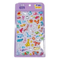 Набір 3D-наліпок "Тікі море" Tiki Wiki 51428 серії Crystal Tiki Wiki
