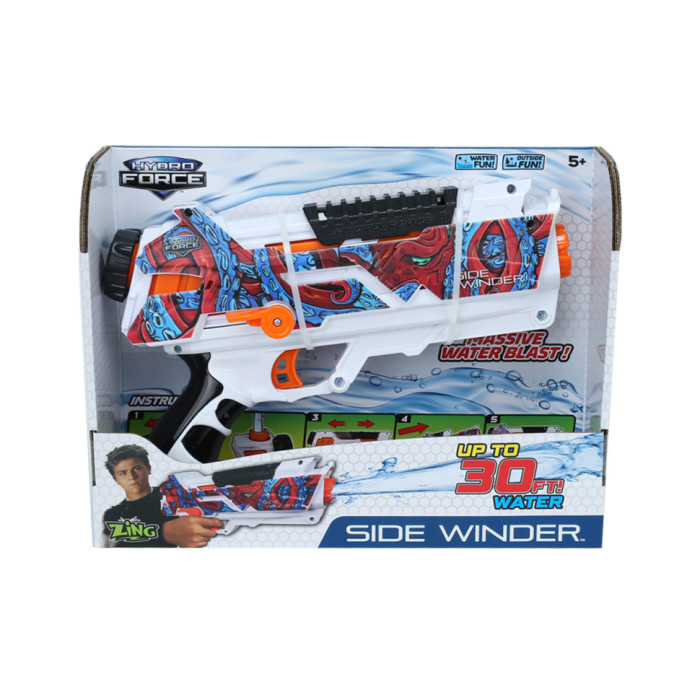 Іграшковий водяний бластер SIDE WINDER Zing ZG658 серії "Hydro Force" Zing