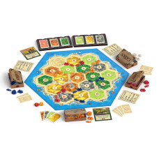 Стратегічна настільна гра CATAN R100UA від 10 років, 3-4 гравця Rozum