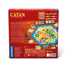 Стратегічна настільна гра CATAN R100UA від 10 років, 3-4 гравця Rozum