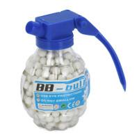 Кульки (пульки) для дитячої зброї "Граната" BB-5(White) 500 шт Bambi