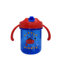 Дитячий поїльник з трубочкою "Little pirate" MGZ-0335 (Red) 280 мл Mega Zayka