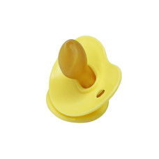 Дитяча пустушка латексна MGZ-0550(Yellow) від 6 місяців Mega Zayka
