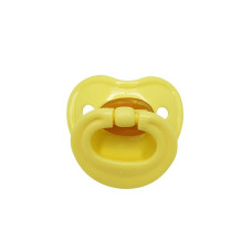 Дитяча пустушка латексна MGZ-0550(Yellow) від 6 місяців Mega Zayka