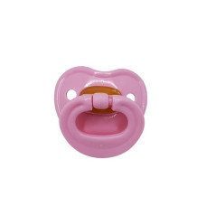 Дитяча пустушка латексна MGZ-0550(Pink) від 6 місяців Mega Zayka