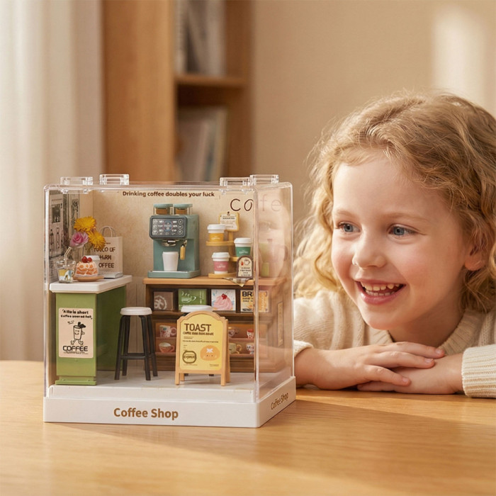 Конструктор-румбокс Кав'ярня Mini House 8034-MH серії "Інтер'єр Міні" Mini House
