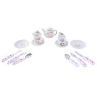 Дитячий набір посуду Tea set 868-E6-1 порцеляна, 17 предметів Bambi