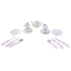 Дитячий набір посуду Tea set 868-E6-1 порцеляна, 17 предметів Bambi