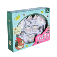 Дитячий набір посуду Tea set 868-E6-2 порцеляна, 17 предметів Bambi