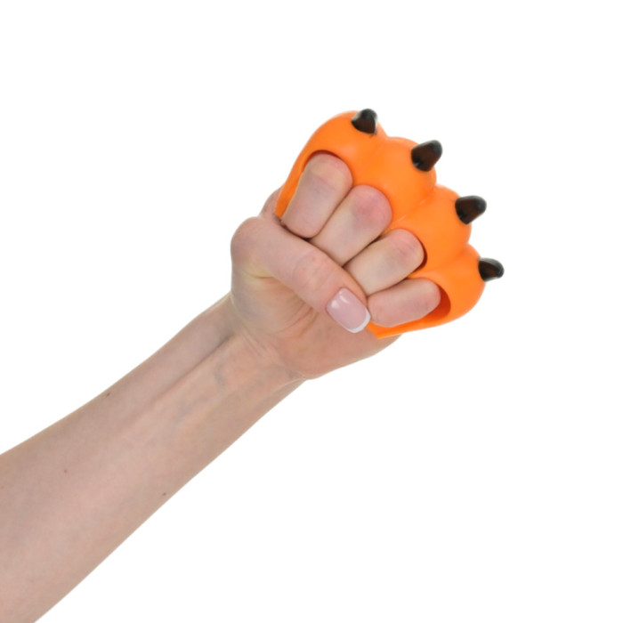 Антистрес дитячий Кігтики Cat Claws YD2576(Orange-Black) 9 см YabbaDabba