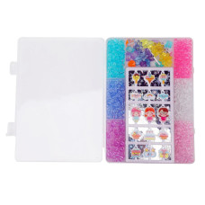 Набір для створення прикрас Colorful Beads 11538 намистини, декоративні елементи Bambi