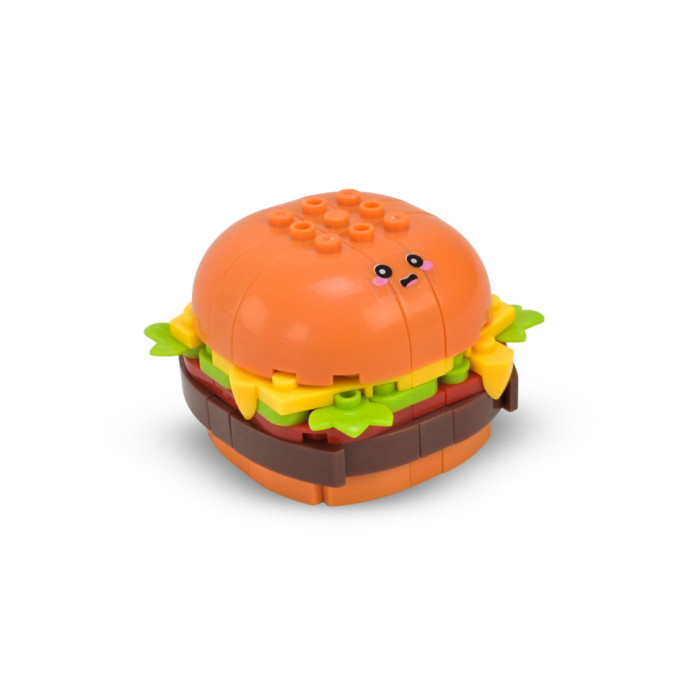 Конструктор дитячий "Western fast food: Hamburger" 1024A-1, пластик, 93 деталі Bambi