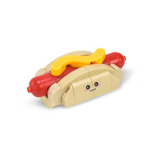 Конструктор дитячий "Western fast food: Hot Dog Bun" 1024A-2, пластик, 75 деталей Bambi