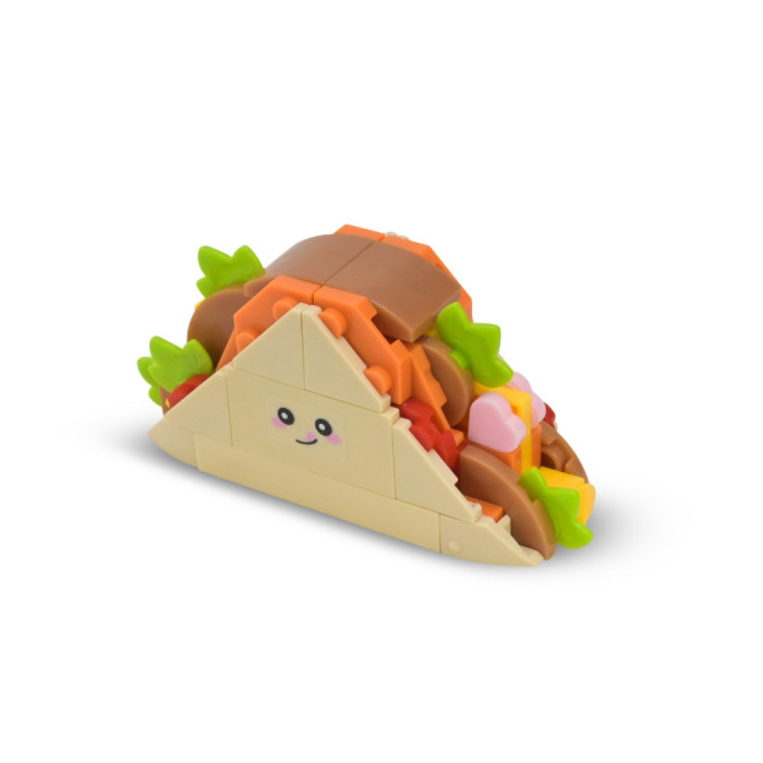 Конструктор дитячий "Western fast food: Sandwich" 1024A-3, пластик, 91 деталь Bambi