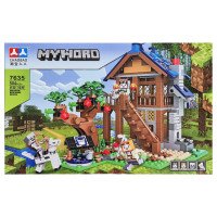 Конструктор дитячий Майнкрафт 7635 пластик, 504 деталі Bambi