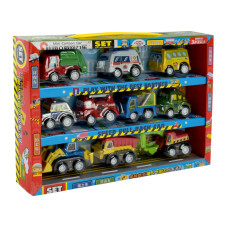 Ігровий набір машинок Mini Cartoon Car 5857 у наборі 10 шт Bambi