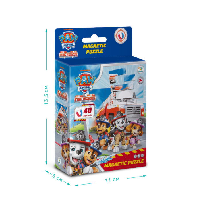 Дитячий магнітний пазл "Пожежні" 200648 на 40 елементів DoDo Toys