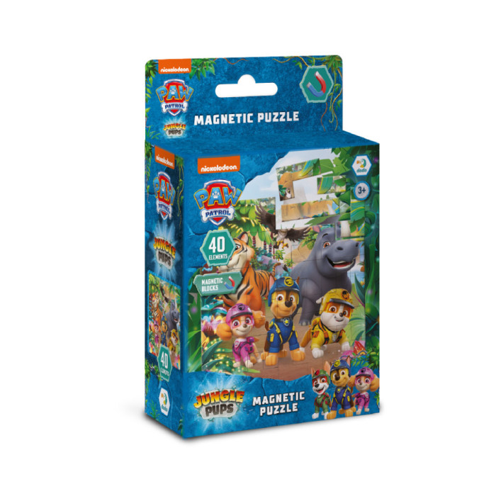 Дитячий магнітний пазл "Джунглі" 200649 на 40 елементів DoDo Toys