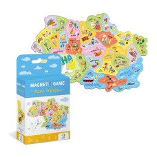 Дитячий пазл "Магнітна карта України" 200241, 28 елементів DoDo Toys