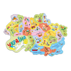 Дитячий пазл "Магнітна карта України" 200241, 28 елементів DoDo Toys