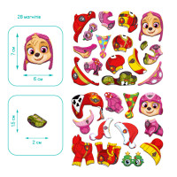 Магнітна гра-одягалка "Маршал і Скай" 200699, 2 фігурки, 28 магнітів DoDo Toys