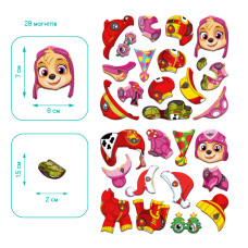 Магнітна гра-одягалка "Маршал і Скай" 200699, 2 фігурки, 28 магнітів DoDo Toys