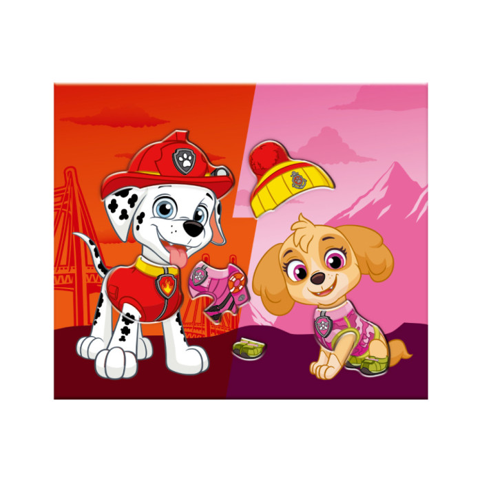 Магнітна гра-одягалка "Маршал і Скай" 200699, 2 фігурки, 28 магнітів DoDo Toys