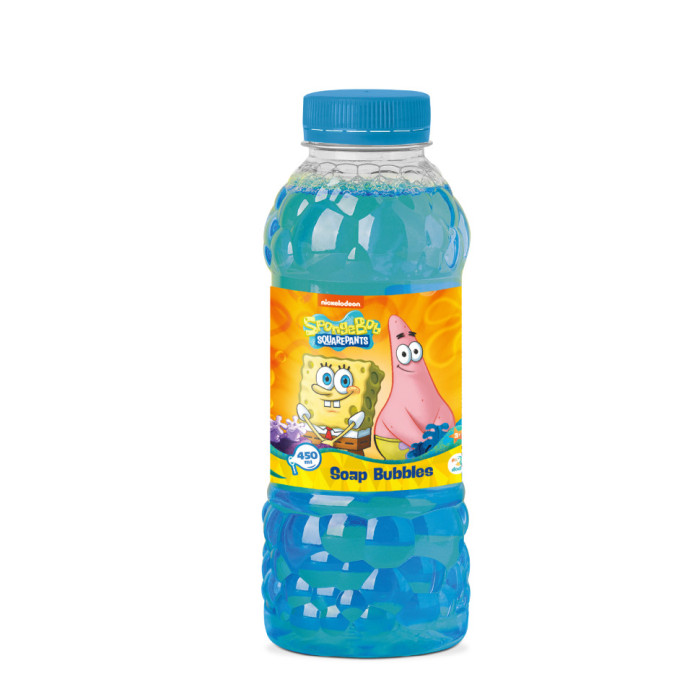 Мильні бульбашки "Mega Bubbles з тарілкою SpongeBob" 200636 об'єм 450 мл DoDo Toys