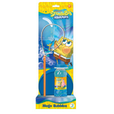 Мильні бульбашки "Mega Bubbles з тарілкою SpongeBob" 200636 об'єм 450 мл DoDo Toys