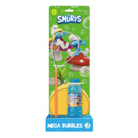 Мильні бульбашки "Mega Bubbles з тарілкою The Smurfs" 200637 об'єм 450 мл DoDo Toys