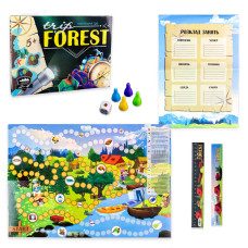 Настільна Гра-бродилка Trip Forest 30553 ігрове поле, 4 фішки, кубик Strateg