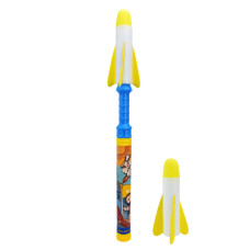 Розважальна Запускалка з ракетами JZ7904(Blue) 61 см, 2 ракети Bambi