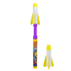 Розважальна Запускалка з ракетами JZ7904(Violet) 61 см, 2 ракети Bambi
