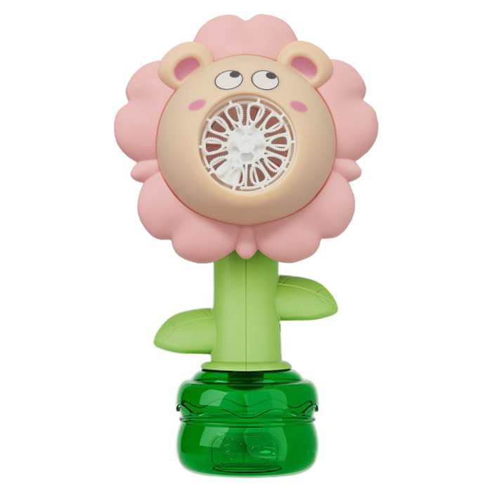 Мильні бульбашки Flower Bubble Machine BJC-5A(Bear-Pink) зі світлом Bambi