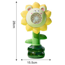 Мильні бульбашки Flower Bubble Machine BJC-5A(Bear-Yellow) зі світлом Bambi