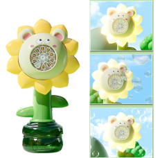 Мильні бульбашки Flower Bubble Machine BJC-5A(Bear-Yellow) зі світлом Bambi