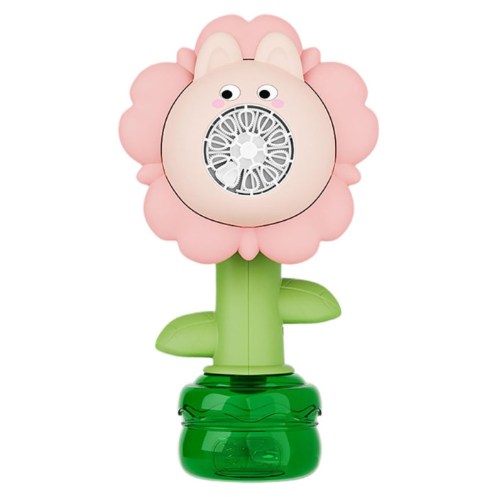 Мильні бульбашки Flower Bubble Machine BJC-5A(Bunny-Pink) зі світлом Bambi